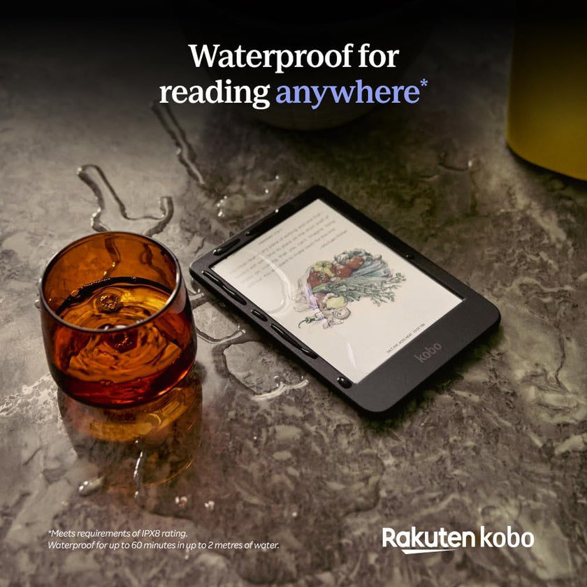 Kobo Clara Colour | Colour eReader | 6” Glare-Free Colour E Ink Kaleido 3 Display | Dark Mode Option | Waterproof | Audiobooks | 16GB of Storage (Black) 🍁 All In One Marketplace Canada