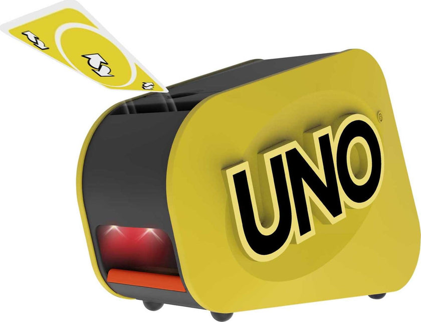 Mattel Games UNO Attack Mega Hit Card Game with Random-Action Launcher with Lights & Sounds & 112 Cards, Kid, Teen & Adult Game Night Ages 7 Years & Older 🍁 All In One Marketplace Canada