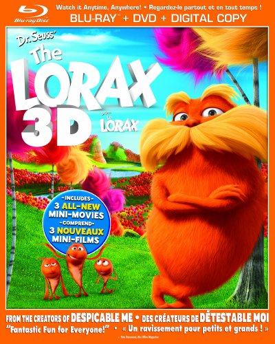 Dr. Seuss' The Lorax - 3D Blu-Ray/Blu-Ray/DVD