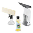 Kärcher WV1 Plus - 2-in-1 Electric Window Vacuum Squeegee - Cleans Showers, Mirrors, Glass, and Countertops - 10 in. Squeegee Blade - White 🍁 All In One Marketplace Canada