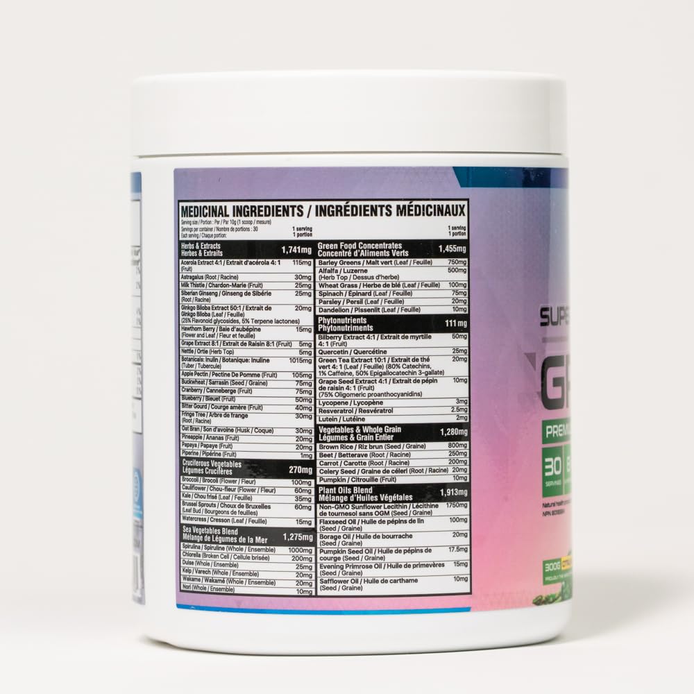 Believe Supplements Superfoods+Greens - Superfood Blend | Boost Energy, Immunity, and Digestion | Rich in Antioxidants & Essential Nutrients! (30 Servings, Citrus Blast) 🍁 All In One Marketplace Canada