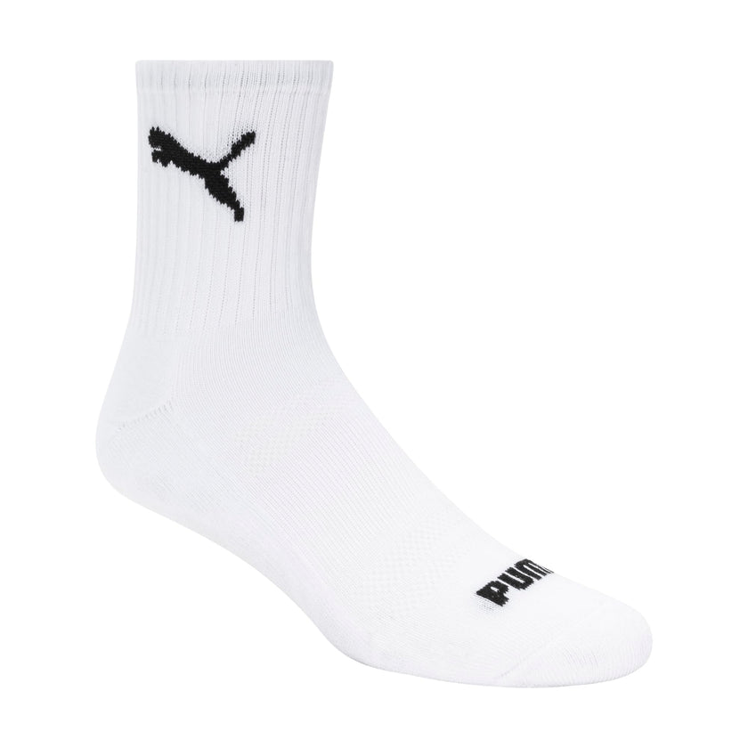 PUMA Men's 8 Pack Athletic Cushioned High Quarter Crew Socks, White/Black, 10-13 🍁 All In One Marketplace Canada