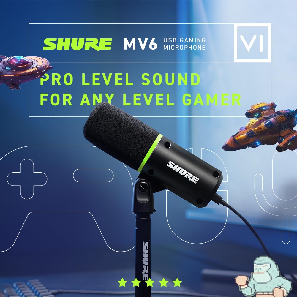 Shure MV6 USB Gaming Microphone for Streaming & Recording 🍁 All In One Marketplace Canada