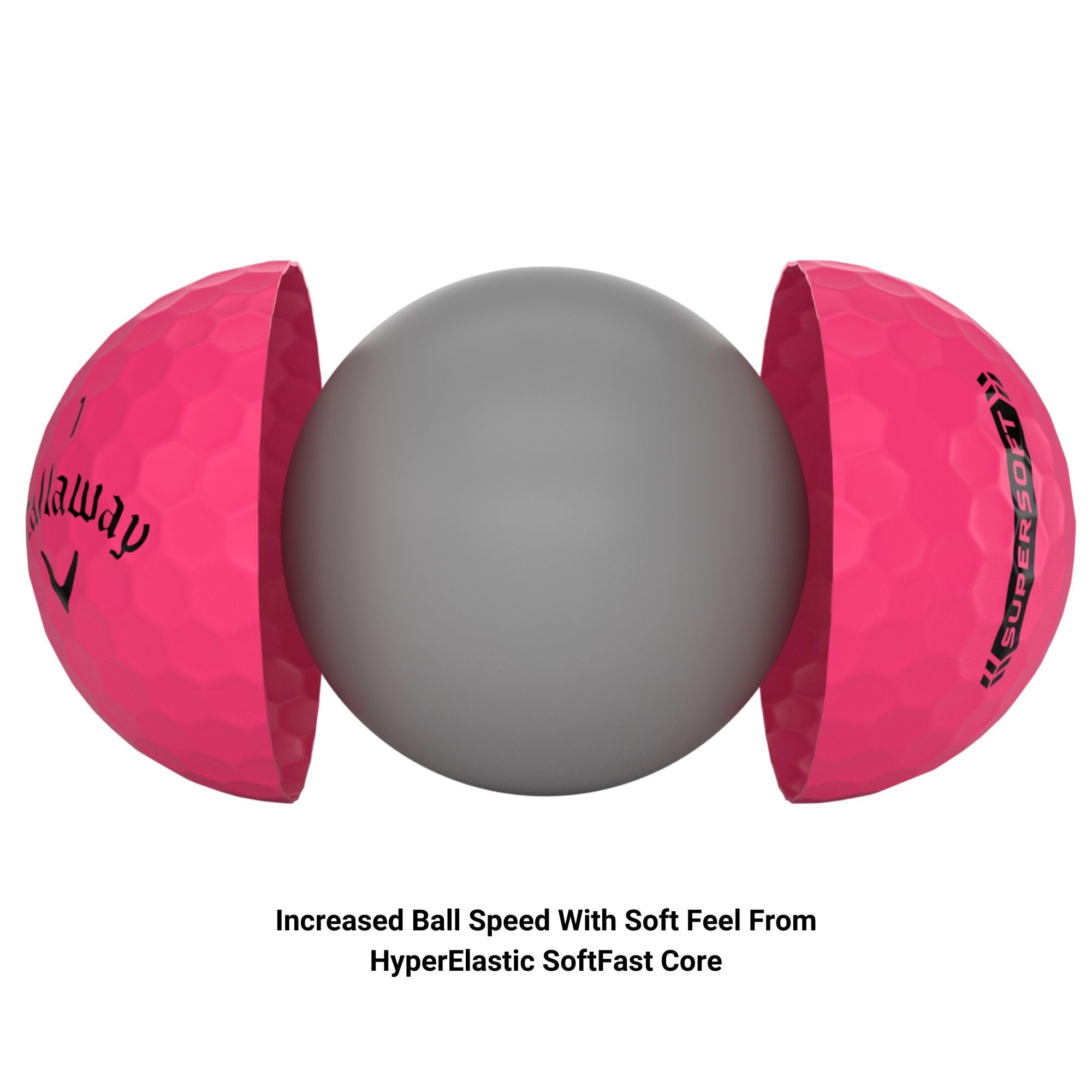 Callaway Golf Supersoft Golf Balls (2023, Pink) 🍁 All In One Marketplace Canada