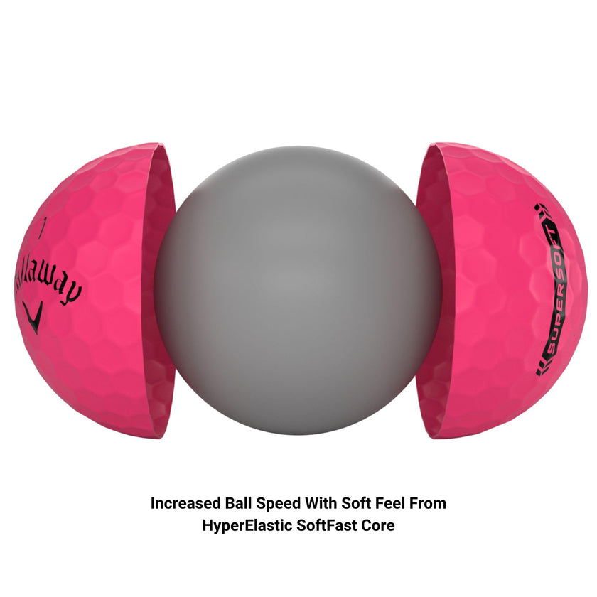 Callaway Golf Supersoft Golf Balls (2023, Pink) 🍁 All In One Marketplace Canada