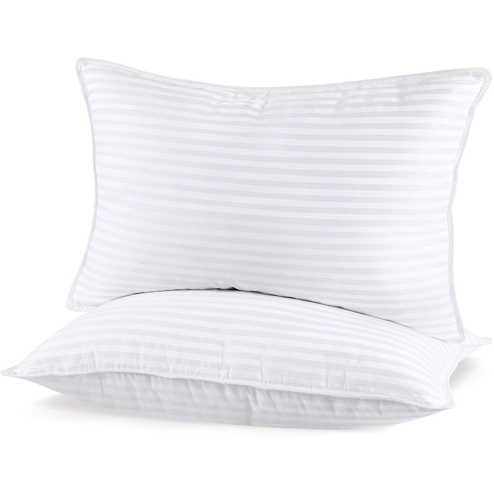 SHERWOOD Pillows Queen Size 2 Pack Hotel Pillow with Cotton Cover and Down Alternative Fiber Fill Bed Pillow for Sleeping(White, Queen 20x30 inch) 🍁 All In One Marketplace Canada