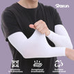 ROXUN 2 Pairs Arm Sleeves, Cooling UV Sun Protection Sports Compression for Men/Women 2 White 🍁 All In One Marketplace Canada