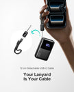 INIU Power Bank, Smallest Portable Charger 10000mAh, 45W Fast Charging Mini Battery Pack with Detachable USB-C Cable, Flight-Safe Travel Powerbank for iPhone 17 16 15 Pro Max, Samsung S26, iPad, etc 🍁 All In One Marketplace Canada
