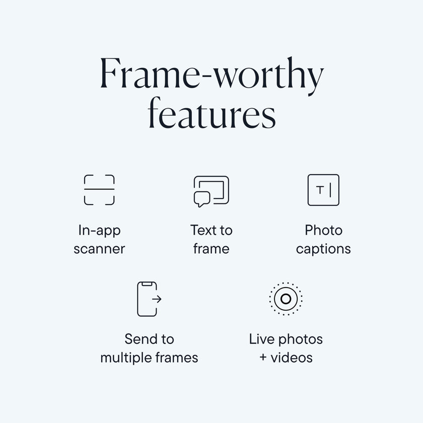 Aura Carver WiFi Digital Picture Frame | The Best Digital Frame for Gifting | Send Photos from Your Phone | Quick, Easy Setup in Aura App | Free Unlimited Storage | Gravel with White Mat 🍁 All In One Marketplace Canada