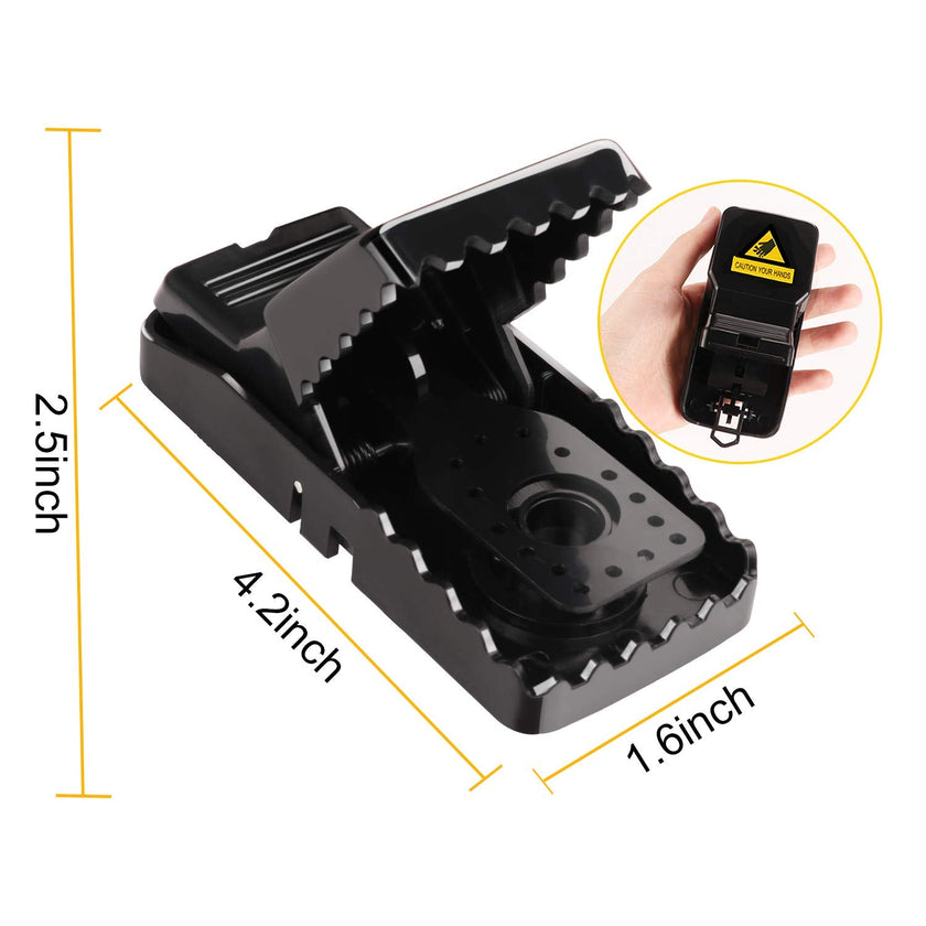 Mouse Traps 8 Pack - Humane Instant Catch Reusable Indoor/Outdoor Snap Traps for Small Mice, Safe & Effective Rodent Catcher with Easy Clean Design (Kids & Pets Friendly) 🍁 All In One Marketplace Canada