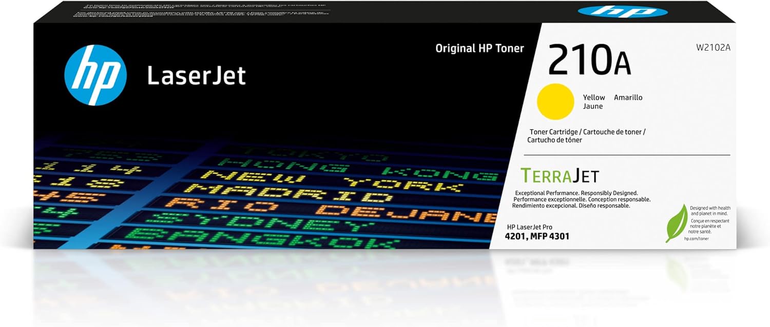HP TerraJet 210A Original LaserJet Toner Cartridge - Yellow
