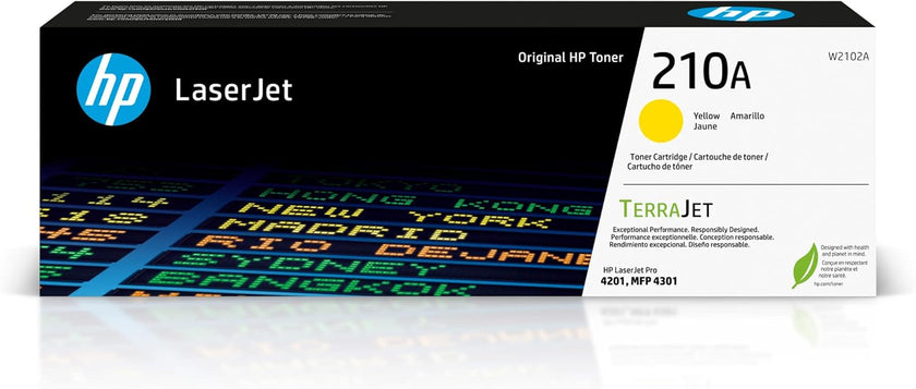 HP TerraJet 210A Original LaserJet Toner Cartridge - Yellow