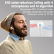 JBES Bluetooth Earbuds Wireless Headphones, 60H Deep Bass Ear Buds with 4 Noise Cancelling Microphone, IP5 Waterproof Earphones for iPhone Android Sports audifonos Bluetooth inalambricos (Pearl) 🍁 All In One Marketplace Canada