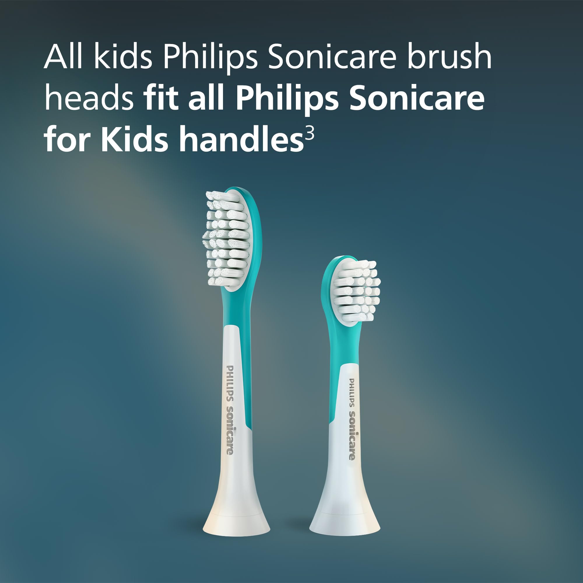 Philips Sonicare for Kids Electric Toothbrush Heads, Motorized Sonicare Toothbrush Heads, Brush Head Pack (2 Heads), HX6042/94 🍁 All In One Marketplace Canada