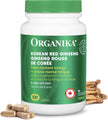 Organika Korean Red Ginseng- 6 Year Old Roots, Energy Support, Stress Support, Warming Effect- 100caps 🍁 All In One Marketplace Canada
