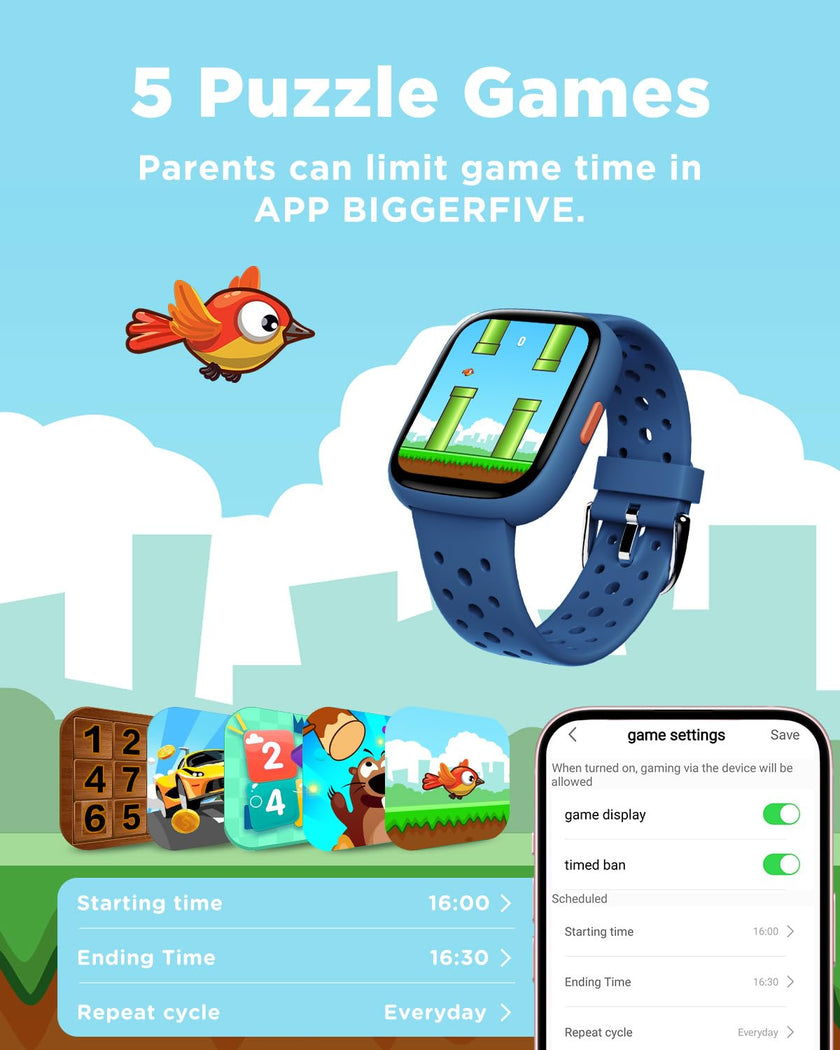 BIGGERFIVE Smart Watch for Kids, 1.8