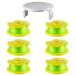 7 Pcs AC80RL3 Replacement Trimmer String for Ryobi One Plus+,0.080