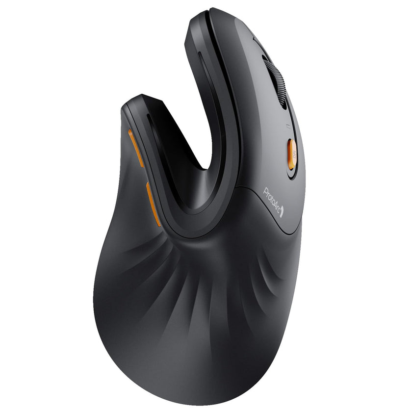 ProtoArc Ergonomic Vertical Mouse, EM11 NL Bluetooth Mouse Wireless Rechargeable Mice with 3 Devices (Bluetooth or USB), Vertical Wireless Mouse for Computer, iPad, Mac, Windows (Black) 🍁 All In One Marketplace Canada