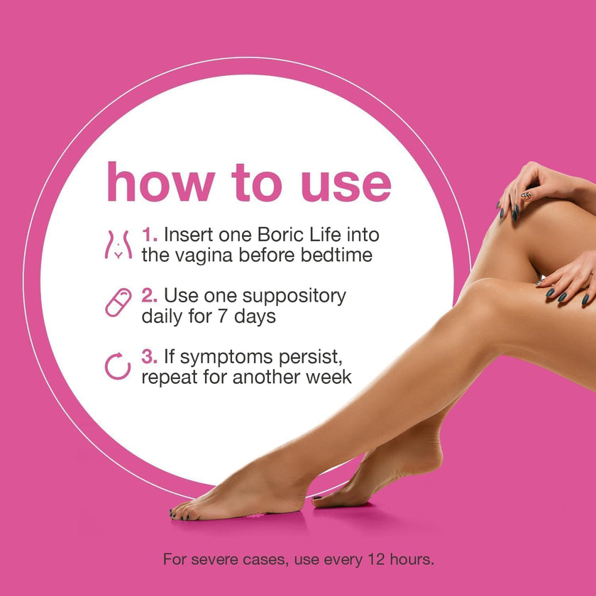NutraBlast Boric Acid Vaginal Suppositories - 100% Pure Made in USA - Boric Life Intimate Health Support (14 Count) 🍁 All In One Marketplace Canada