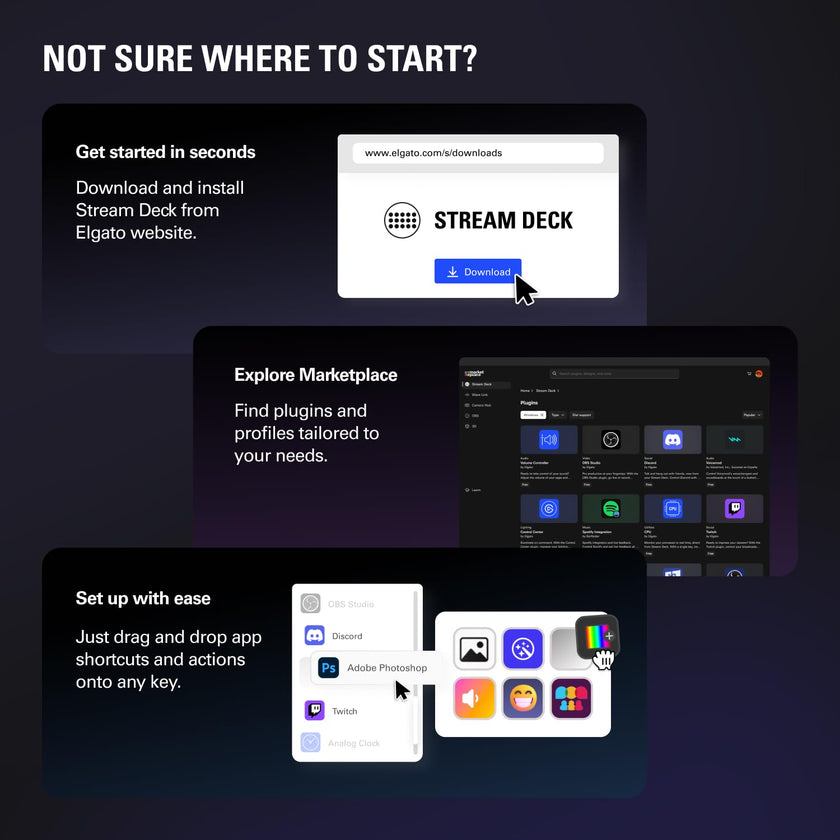 Elgato Stream Deck MK.2 Studio Controller, 15 Macro Keys 🍁 All In One Marketplace Canada