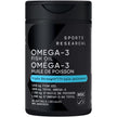 Sports Research Triple Strength Omega 3 Fish Oil - Burpless Fish Oil Supplement w/EPA & DHA Fatty Acids from Wild Alaskan Pollock - Heart, Brain & Immune Support for Men & Women - 1250 mg, 90 ct 🍁 All In One Marketplace Canada