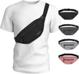 MAXTOP Large Fanny Pack for Women Men with 4-Zipper Pockets Gifts for Enjoy Festival Sports Workout Traveling Running Casual Hands-Free Water-Resistant Sling Waist Pack Bag Carrying of Phones 🍁 All In One Marketplace Canada