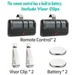 2 for LiftMaster Chamberlain Craftsman Universal Garage Door Opener Remote 893MAX 893LM 971LM 373LM,2 Visor Clip,1993 to Present 🍁 All In One Marketplace Canada
