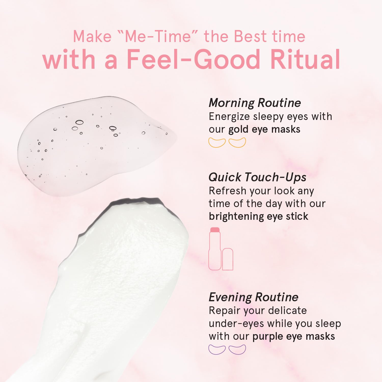 grace & stella Under Eye Brightener Balm Stick - Travel Essentials - Caffeine Eye Cream for Dark Circles, Puffiness, Wrinkles - Vegan Moisturizer Stick with Niacinamide, Hyaluronic Acid (0.13oz/3.5g) 🍁 All In One Marketplace Canada