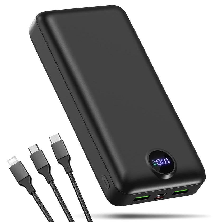 Power Bank Fast Charging 50000mAh 22.5W Portable Charger USB C Quick Charge with 3 Outputs & 2 Inputs LED Display Huge Capacity External Battery Pack for iPhone, Samsung, iPad etc 🍁 All In One Marketplace Canada