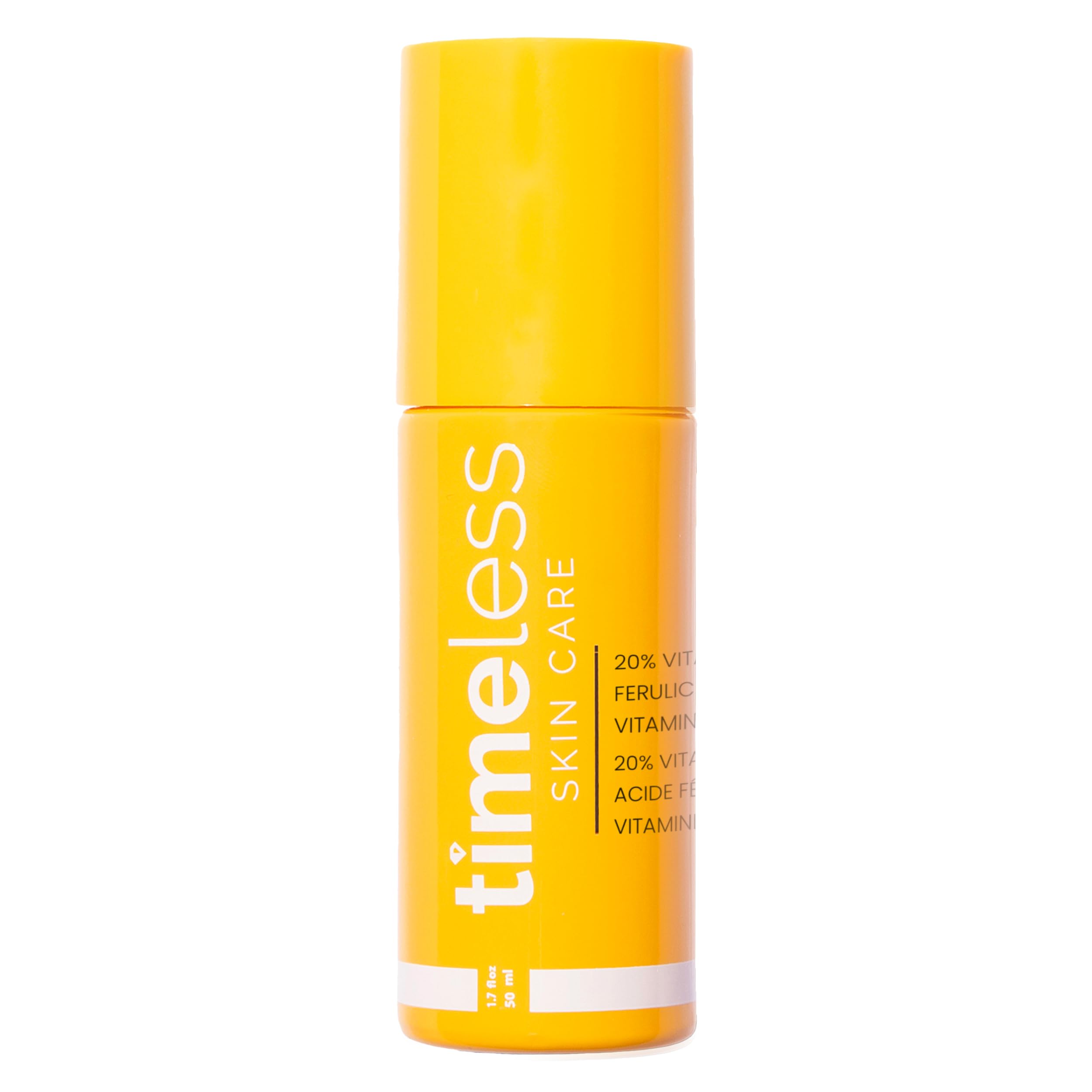 Timeless Skin Care Vitamin CSerum with Vitamin E & Ferulic Acid - 20% Vitamin C Brightening Serum - FaceSerum for Oily & Dry Skin - Fragrance-Free Serum for Skin Care - 1.7 oz 🍁 All In One Marketplace Canada