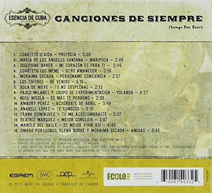 Canciones De Siempre (Songs Forever)