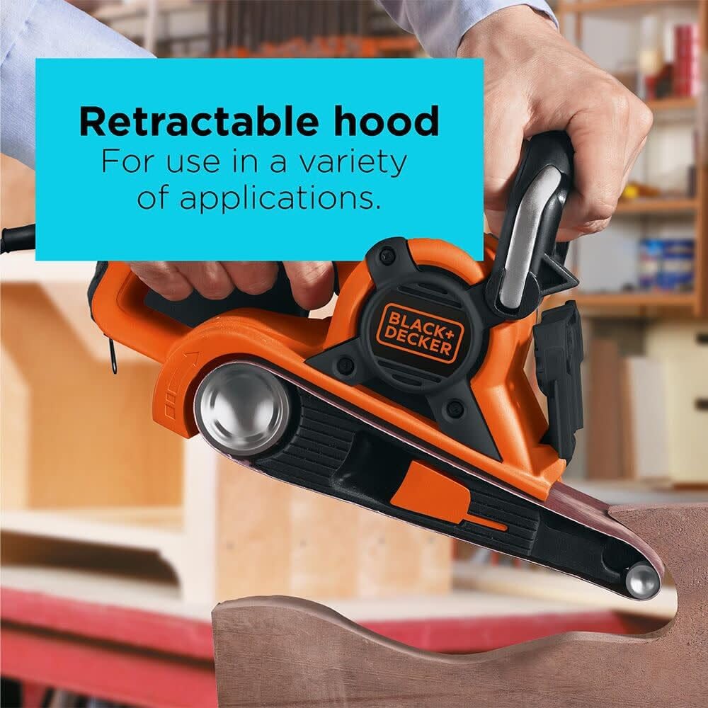 BLACK+DECKER Belt Sander with Dust Bag, 7-Amp, 3-Inch by 21-Inch (DS321) 🍁 All In One Marketplace Canada
