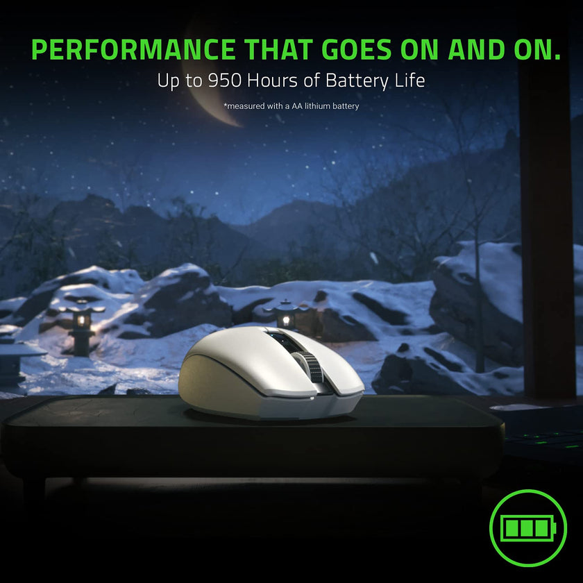 Razer Orochi V2 Mobile Wireless Gaming Mouse: Ultra Lightweight - 2 Wireless Modes - Up to 950hrs Battery Life - Mechanical Mouse Switches - 5g Advanced 18k Dpi Optical Sensor - White 🍁 All In One Marketplace Canada