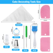 firstake Piping Bags and Tips Set - 100pcs 12 Inch Icing Bags with 14 Tips 🍁 All In One Marketplace Canada