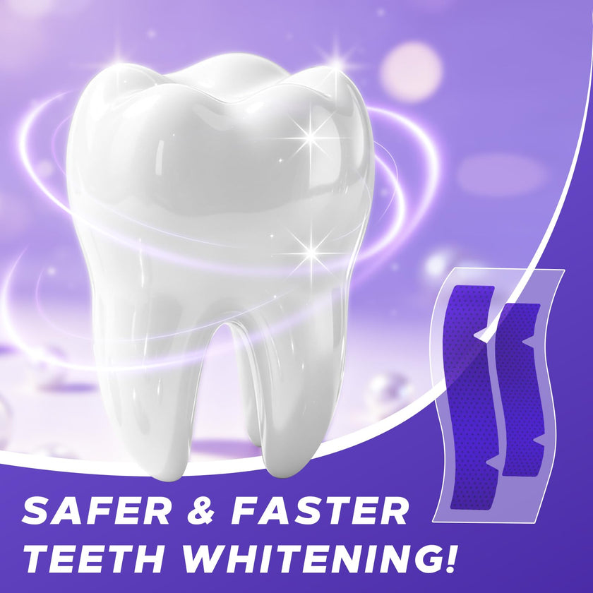 Purple Teeth Whitening Strip 20 Non-Slip Strips - Whitening for Teeth Sensitive, Professional Teeth Whitening Strips, Fast Remove Smoking, Coffee, Wine Stains, Teeth Whitening Kit Pack 🍁 All In One Marketplace Canada