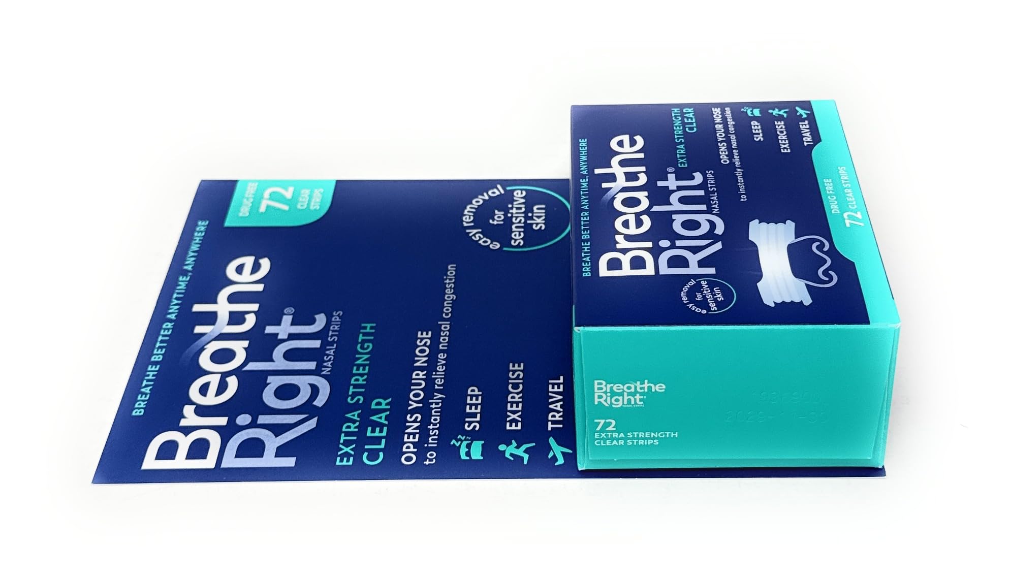Breathe Right BR Clear Nasal Strips 72 Ct 🍁 All In One Marketplace Canada