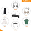 Lamitocs Pants Hangers with Clips, Skirt Hangers, 360 ° Swivel Hooks Space Saving Hangers for Pants, Skirts, Clothes, Jeans (10Pack,Black) 🍁 All In One Marketplace Canada