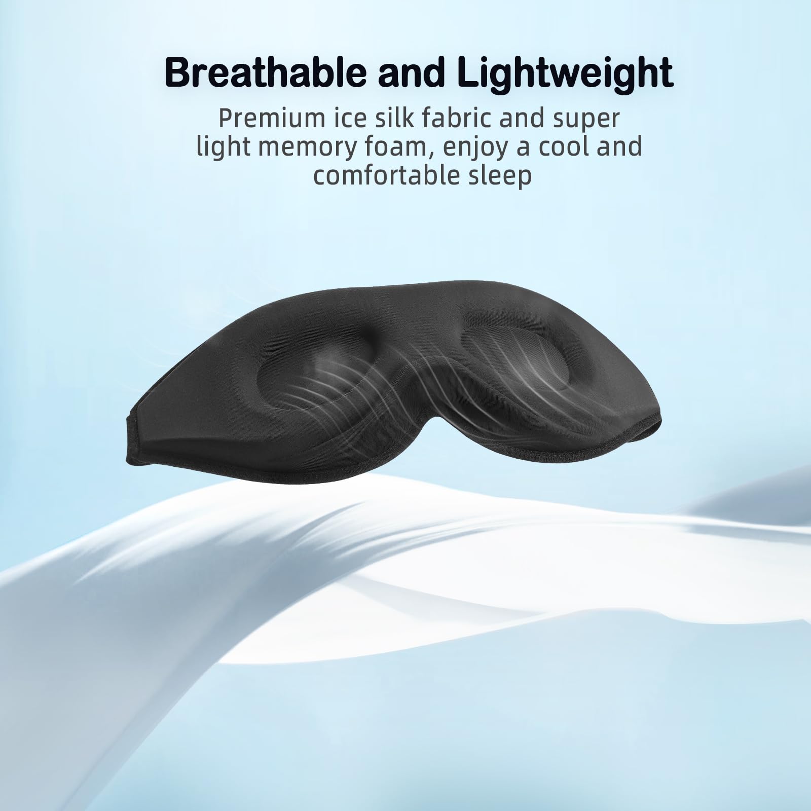 LitBear Sleep Mask for Side Sleeper Women Men, Eye Mask for Sleeping Light Blocking, 3D Contoured Cup Sleeping Mask, Soft Breathable Sleep Eye Mask with Adjustable Elastic Strap for Flight Nap 🍁 All In One Marketplace Canada