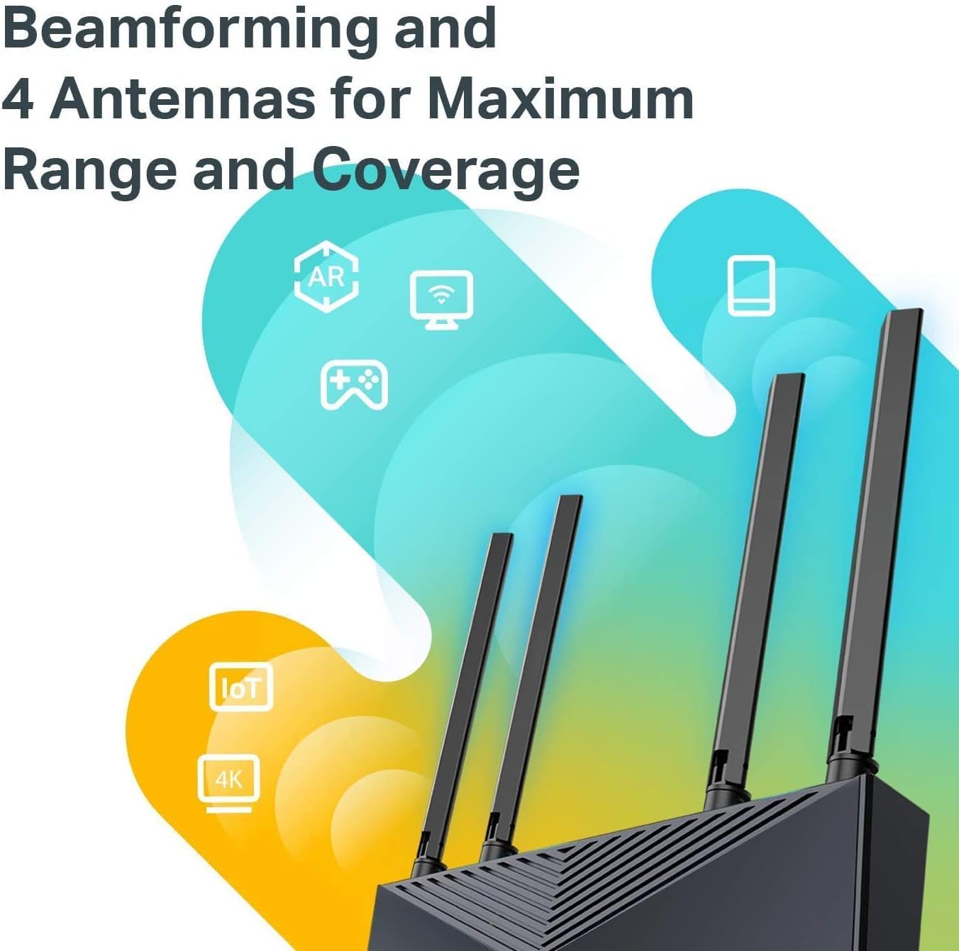 TP-Link AX1500 WiFi 6 Smart WiFi Router (Archer AX10) - Dual Band Gigabit Wireless Internet Router, 4 Gigabit LAN Ports, Beamforming, OFDMA, MU-MIMO, Parental Controls, Works with Alexa 🍁 All In One Marketplace Canada