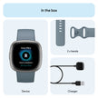 Google Fitbit Versa 4 Fitness Smartwatch with Daily Readiness, Gps, 24/7 Heart Rate, 40+ Exercise Modes, Sleep Tracking and More, Waterfall Blue/platinum, One Size (S and L Bands Included) 🍁 All In One Marketplace Canada