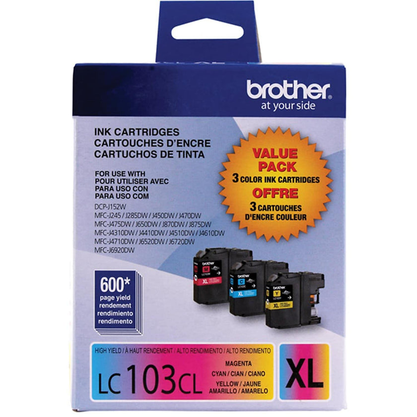 Brother LC1033PKS High Yield Ink Cartridge - Colour 3pks (CyanMagentaYellow) 🍁 All In One Marketplace Canada