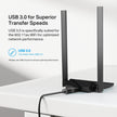 TP-Link AX1800 WiFi 6 USB Adapter for Desktop PC (Archer TX20U Plus) - Wireless Network Adapter with 2.4GHz, 5GHz, High Gain Dual Band 5dBi Antenna, WPA3, Supports Windows 11/10 🍁 All In One Marketplace Canada