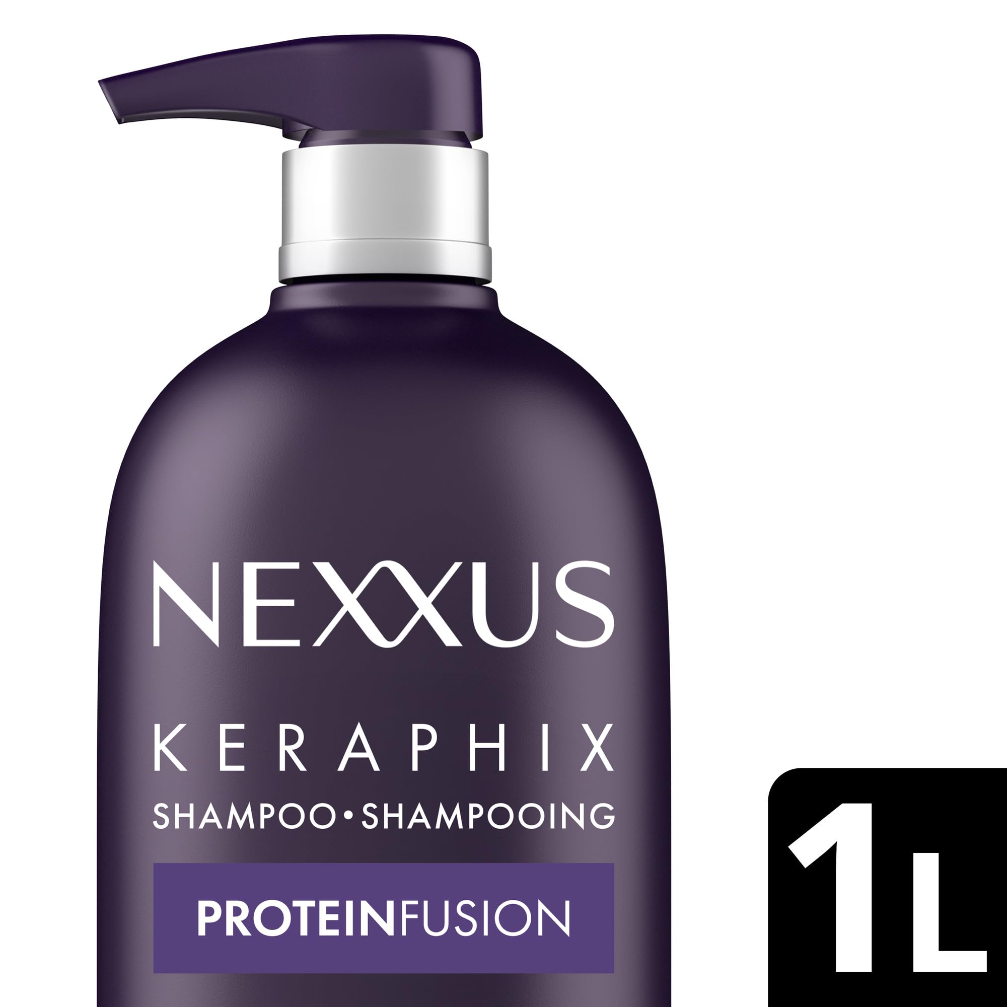 Nexxus Keraphix Damage Healing Shampoo with ProteinFusion Pump, 1L 🍁 All In One Marketplace Canada