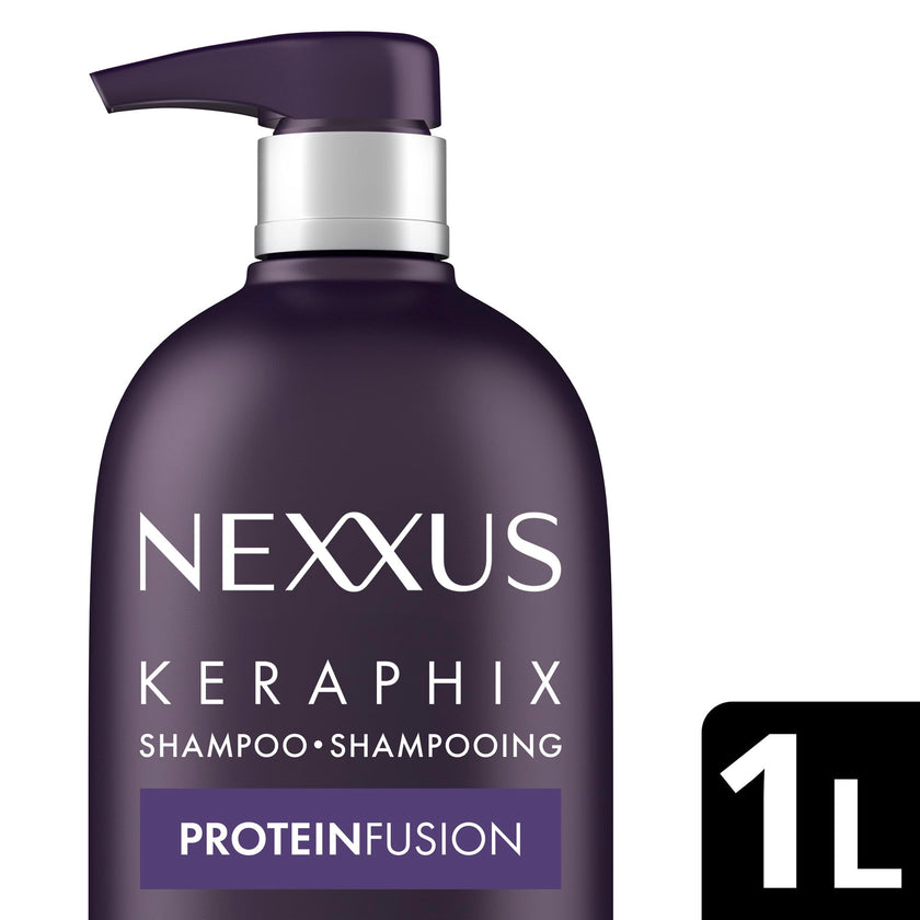 Nexxus Keraphix Damage Healing Shampoo with ProteinFusion Pump, 1L 🍁 All In One Marketplace Canada