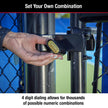 Master Lock Black Combination Padlock, Set Your Own Combo Lock, Weather Resistant Indoor and Outdoor Padlocks with Code for Gym Locker, Gate, Shed, 2 Pack, 178EC2 🍁 All In One Marketplace Canada