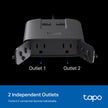 TP-Link Tapo Matter Outdoor Smart Plug, 2 Individual outlets, IP65 Weather Resistance, Works with Apple Home, Alexa, Google Home, Long Wi-Fi Range, 2.4G Wi-Fi Only, ETL Certified (Tapo P400M) 🍁 All In One Marketplace Canada