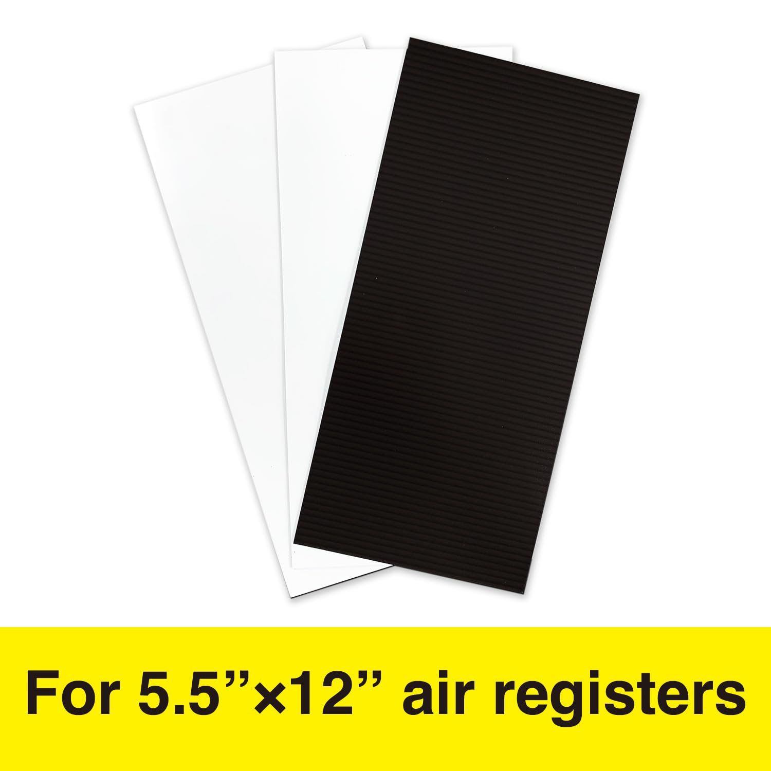 MagX Magnetic Vent Cover, 5.5 x 12 Inch, 3 Sheets, Ultra Thick 60 mil, Flexible Anisotropic Magnet, for Air Registers or Floor Air Vents, RV, Home HVAC, AC, Home Must Buy (MVAC-5512) 🍁 All In One Marketplace Canada