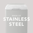 Diaper Genie Platinum Diaper Pail, Stone Grey - Made in Durable Stainless Steel and Includes 1 Easy Roll Refill with 18 Bags 🍁 All In One Marketplace Canada