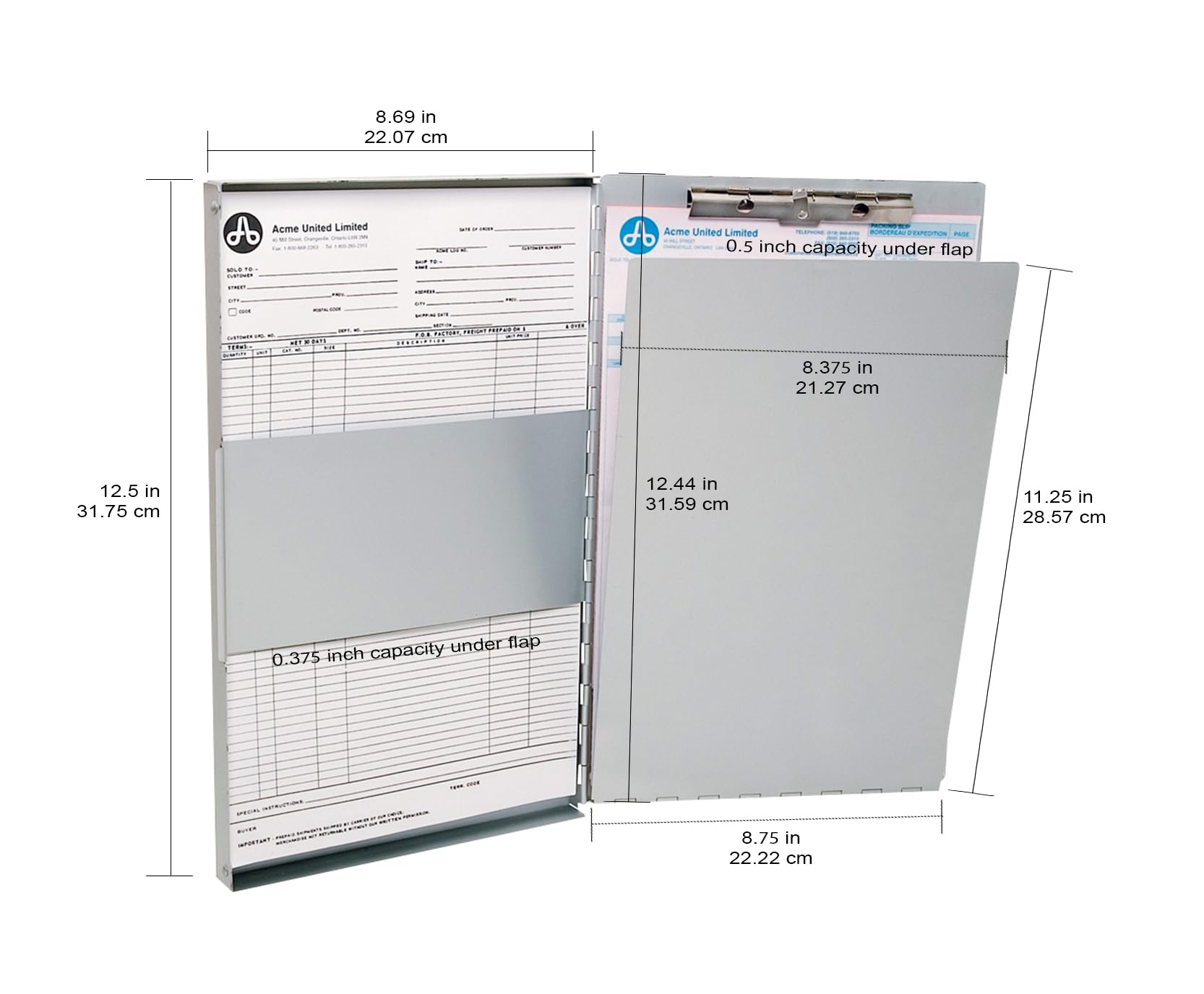 Westcott Side-Hinged Sheet Holder, Letter Size (9