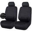 CAR Pass Neoprene Waterproof Two Front Car Seat Covers Set- Universal Fit for Vehicles, Airbag Compatiable(Black) 🍁 All In One Marketplace Canada